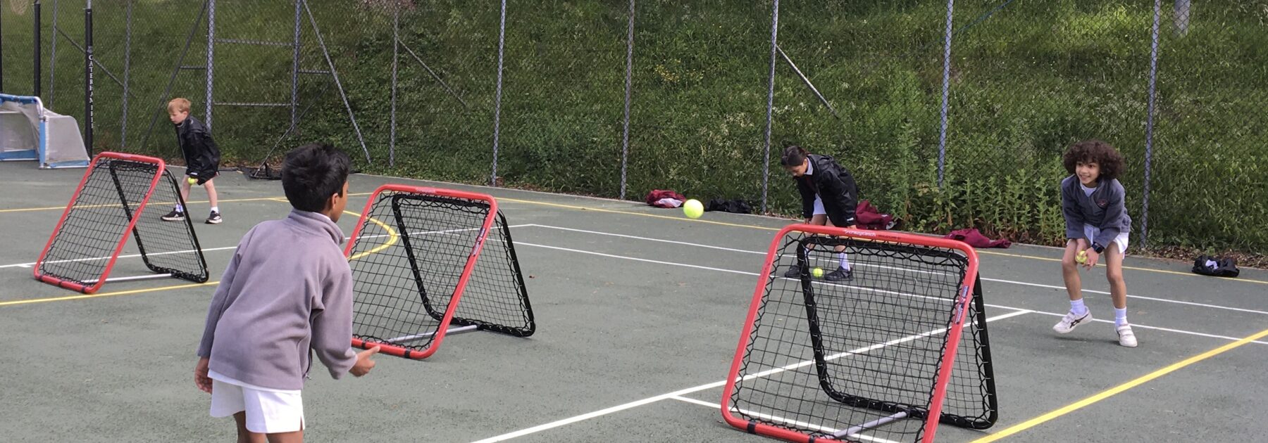 Year 2 Work on Their Cricket Skills